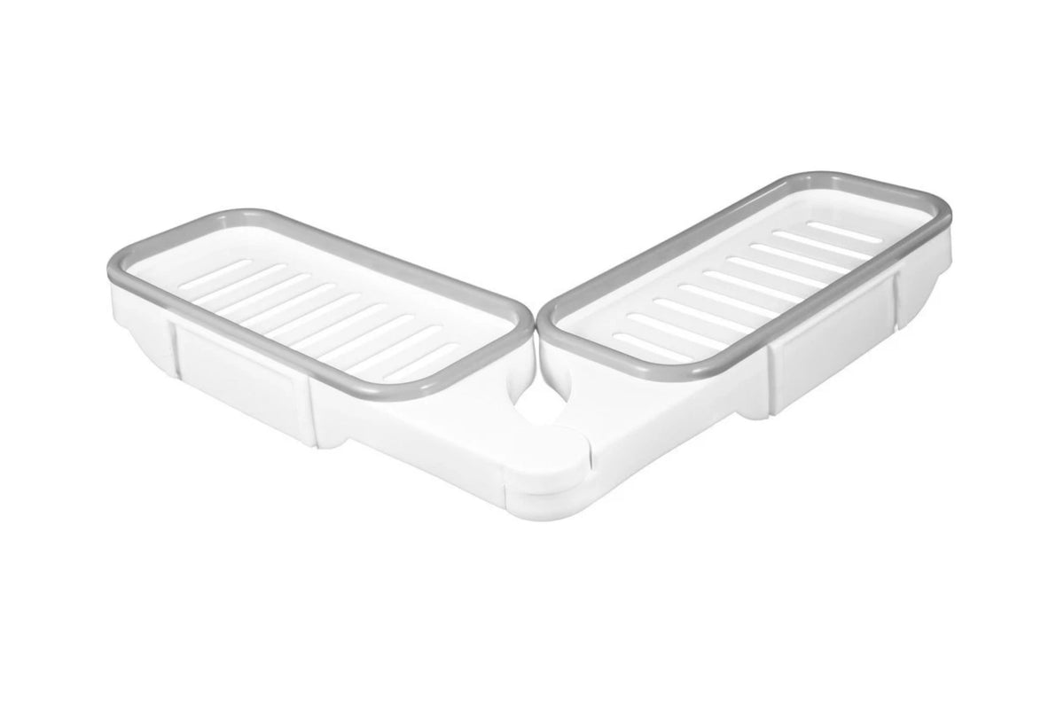 WALL MOUNTED BATHROOM OR KITCHEN STORAGE SHELF