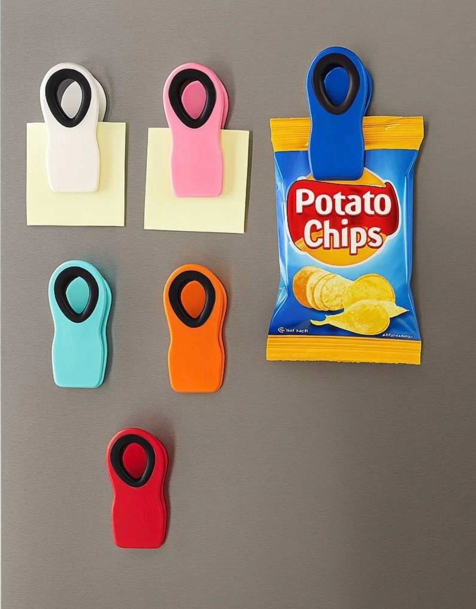 MAGNETIC BAG SEALING CLIPS - 6 COLOURS AVAILABLE
