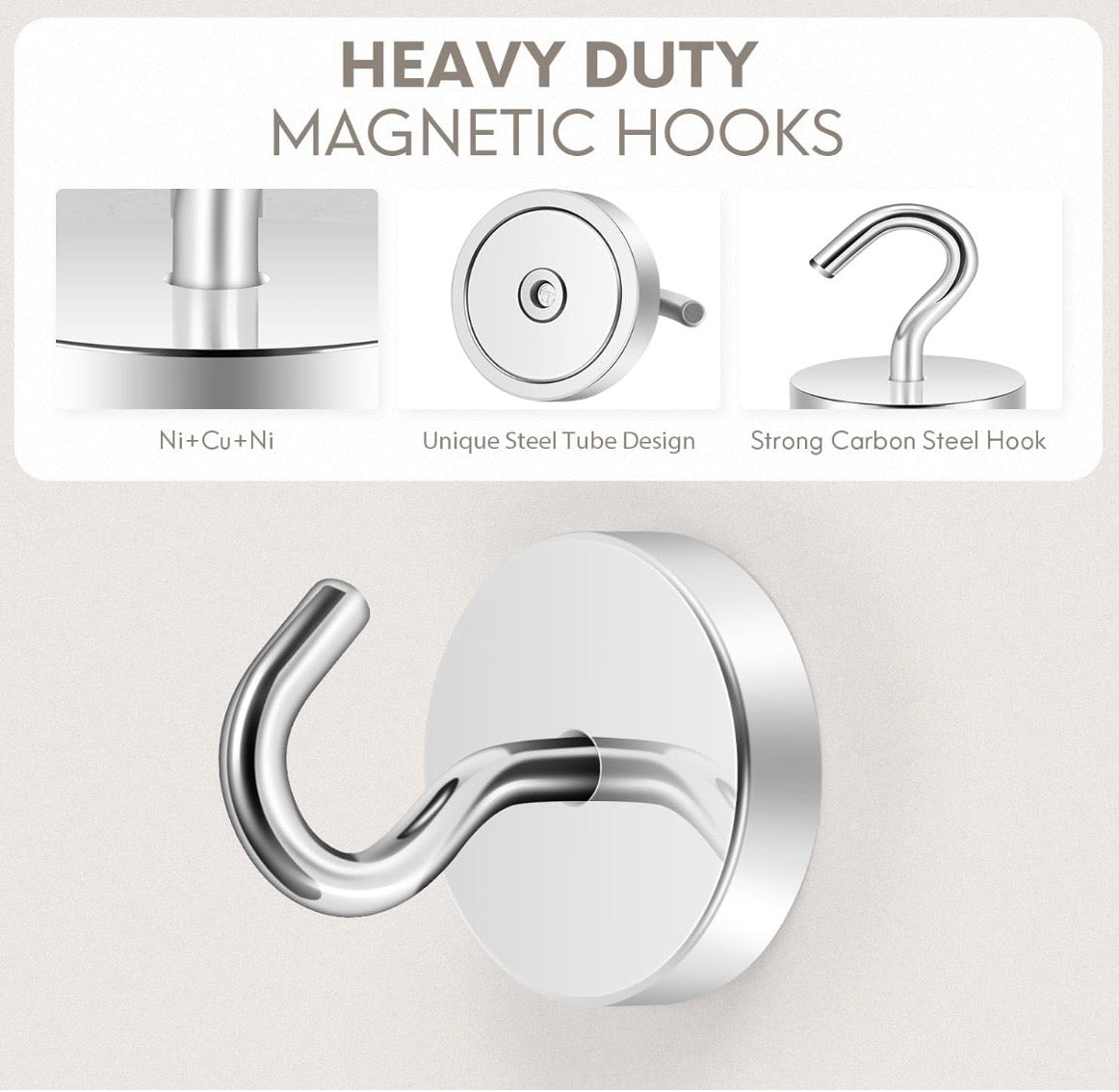 POWERFUL MAGNETIC HOOKS