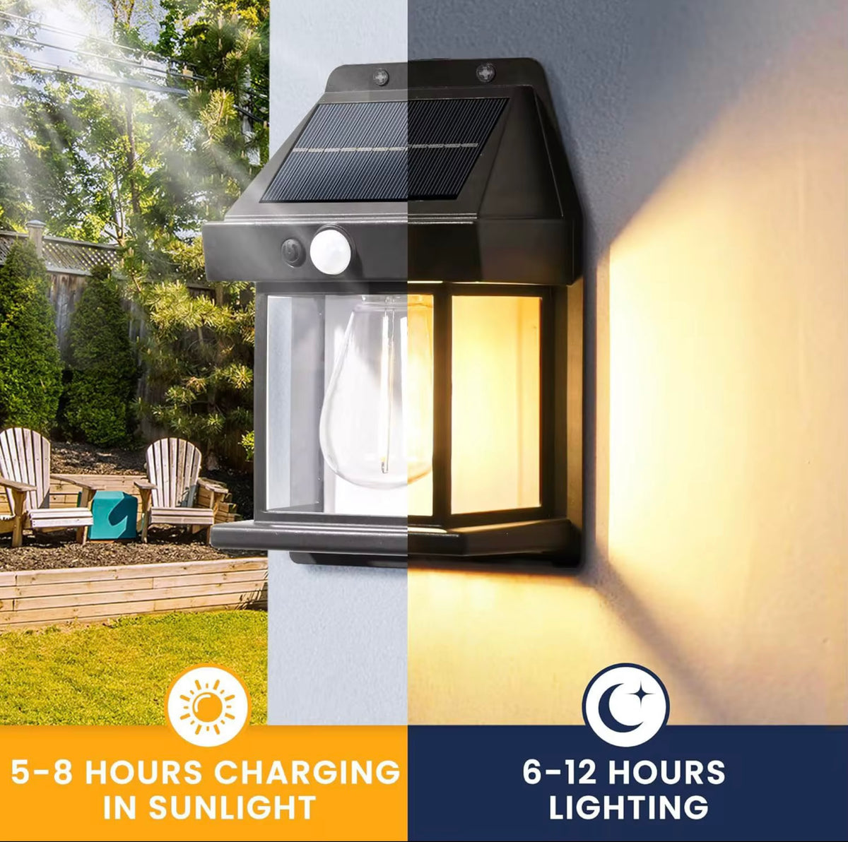 SOLAR POWERED INDUCTION LAMP