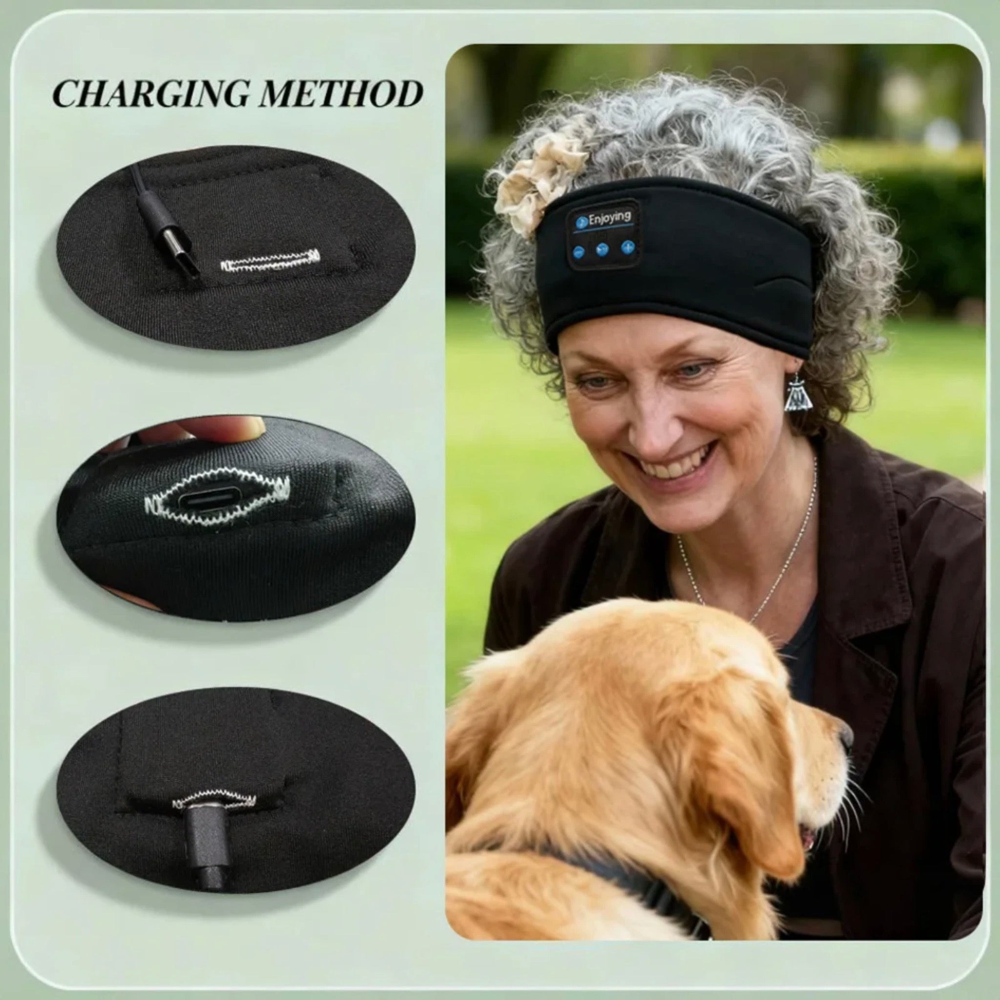 WIRELESS BLUETOOTH STEREO GOGGLES/HEADBAND