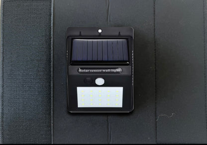 AWNING STAY WITH BUILT IN SOLAR POWERED LED LIGHT
