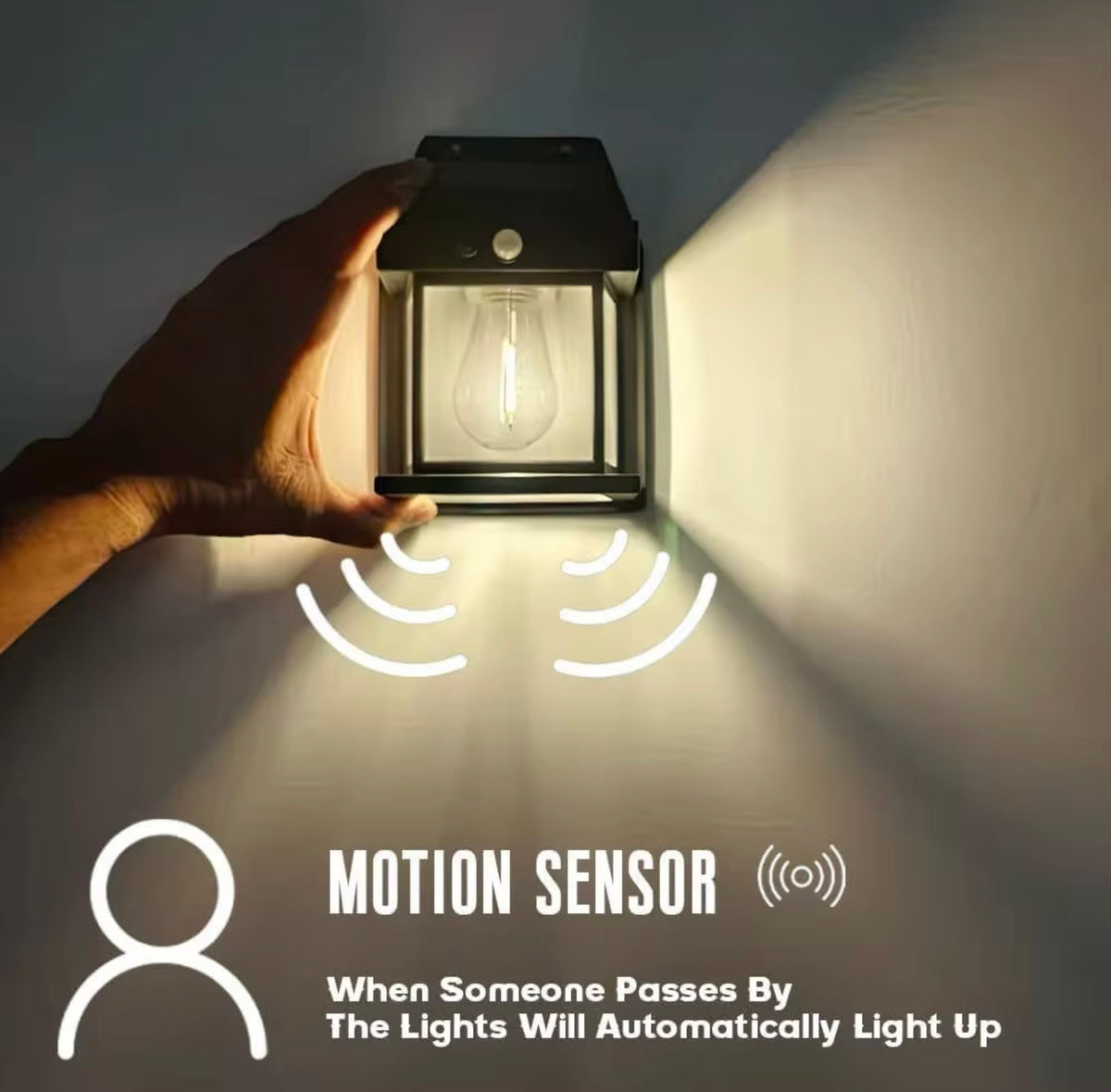 SOLAR POWERED OUTDOOR LIGHT