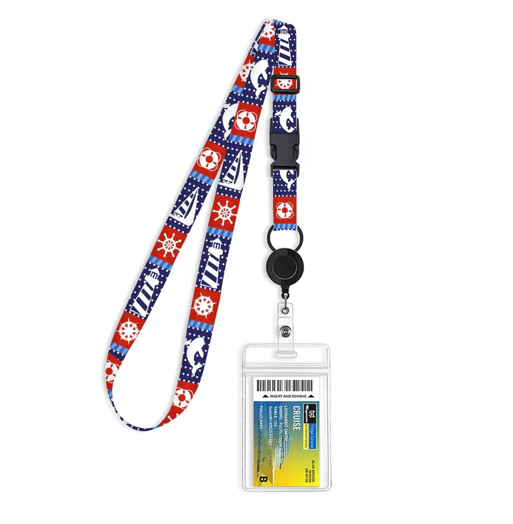 RETRACTABLE CRUISE LANYARDS FOR ALL SHIP CARDS