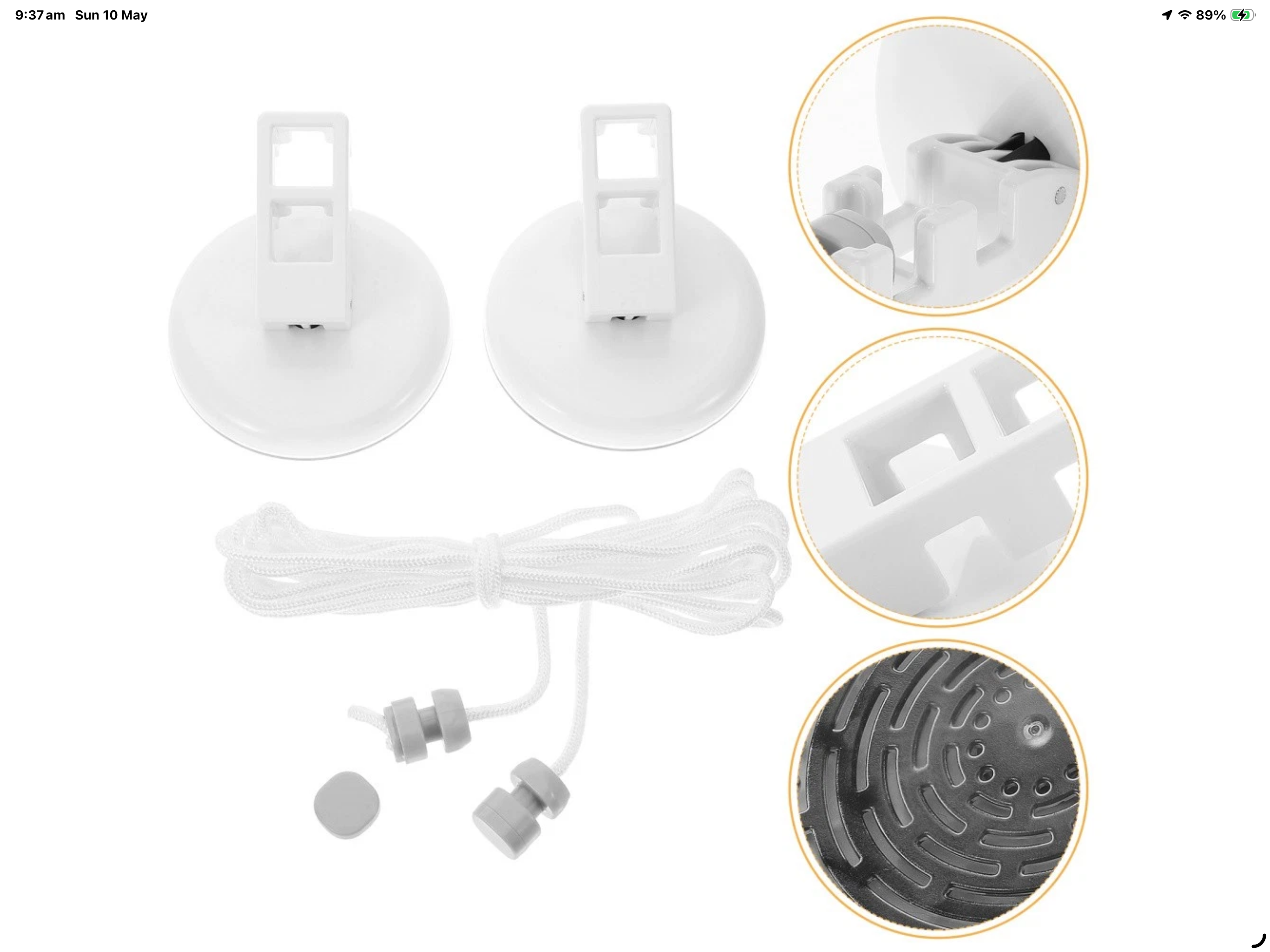 POWERFUL 5 METRE LONG SUCTION CLOTHESLINE