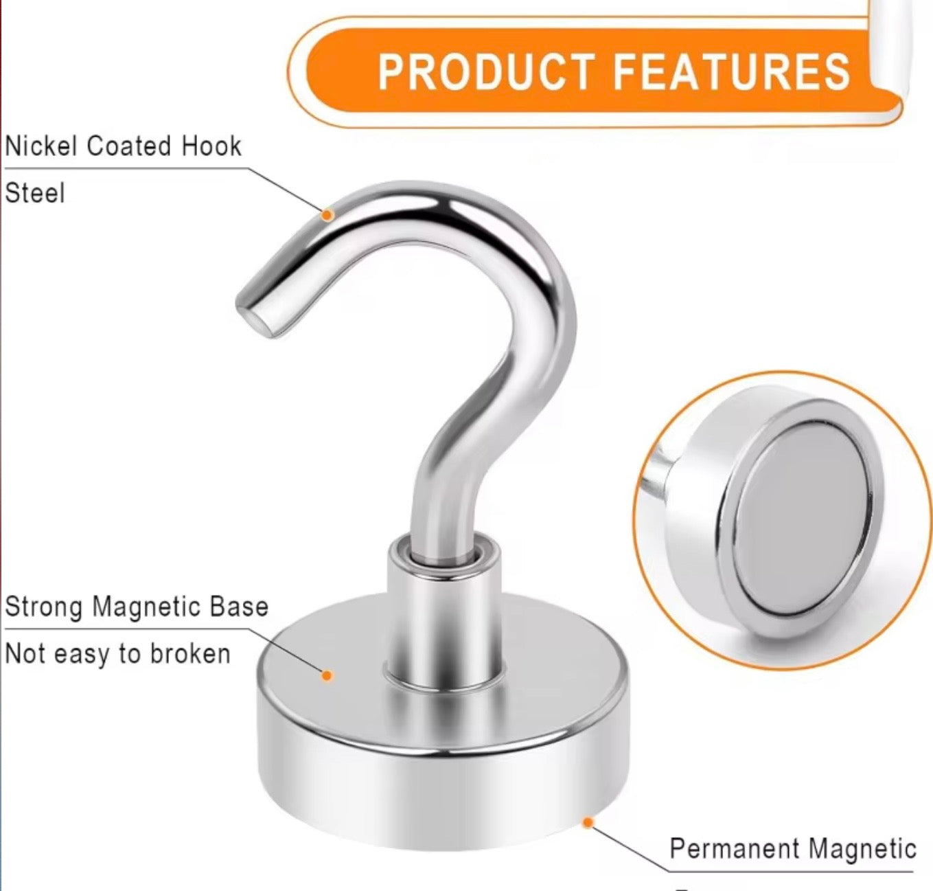 POWERFUL MAGNETIC HOOKS