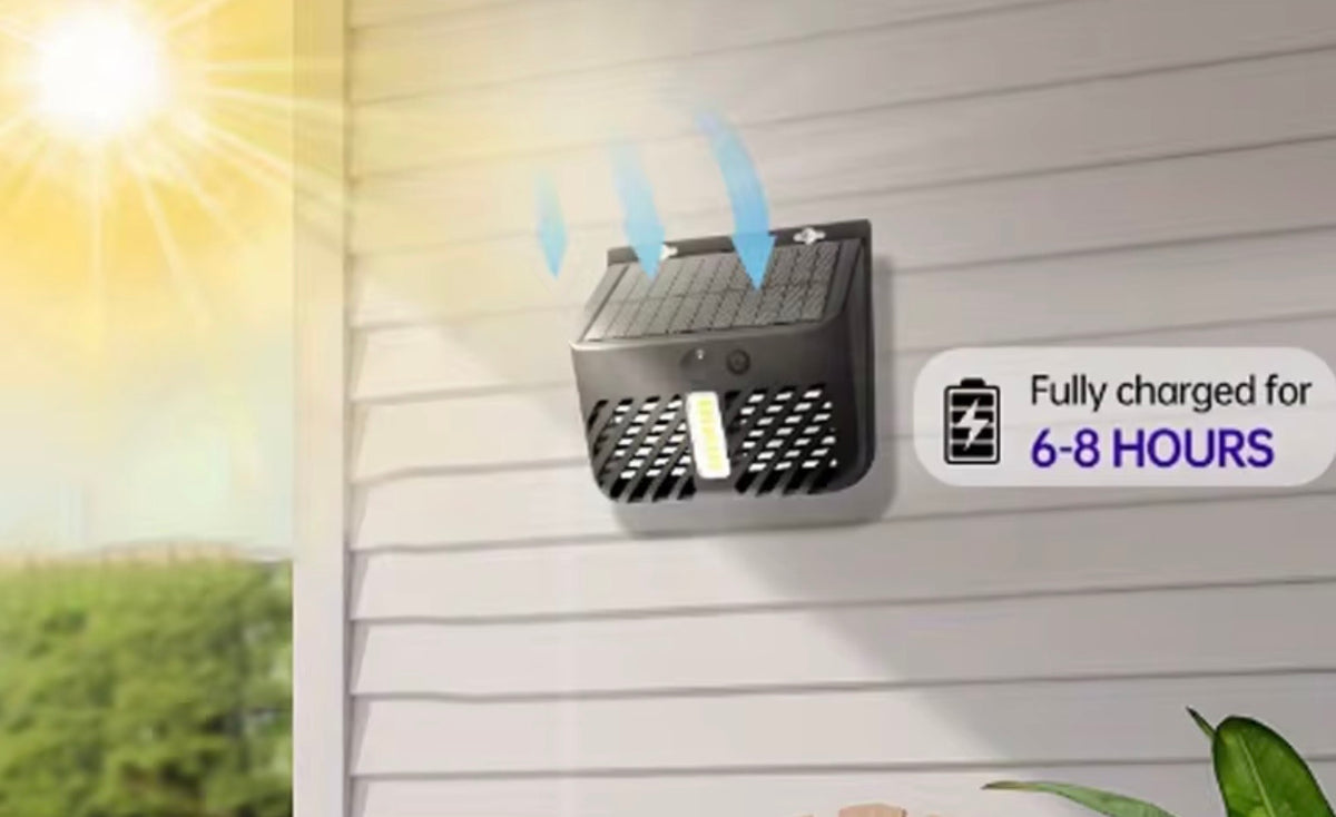 SOLAR FLOODLIGHT WITH BUILT IN BUG ZAPPER
