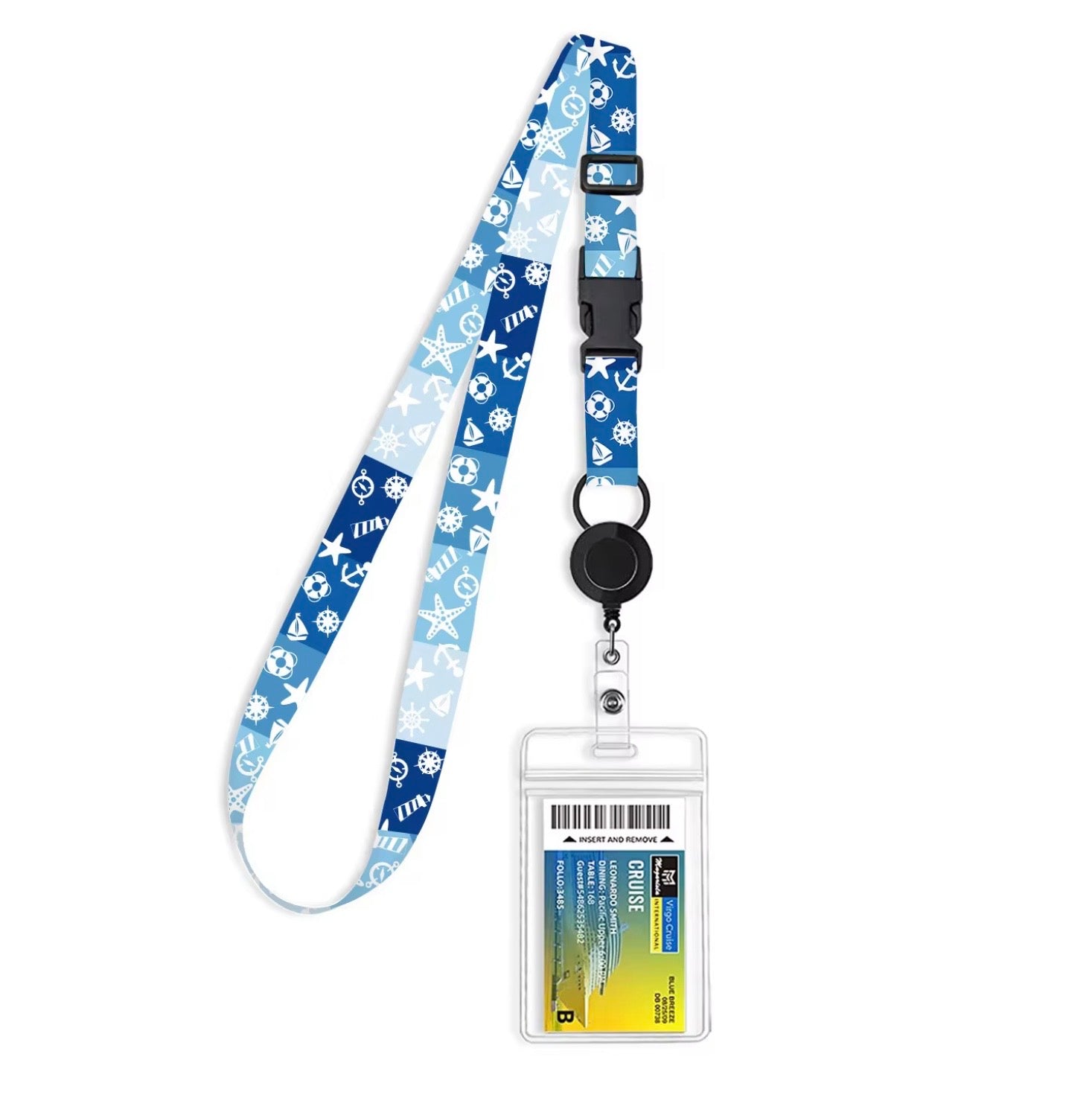 RETRACTABLE CRUISE LANYARDS FOR ALL SHIP CARDS