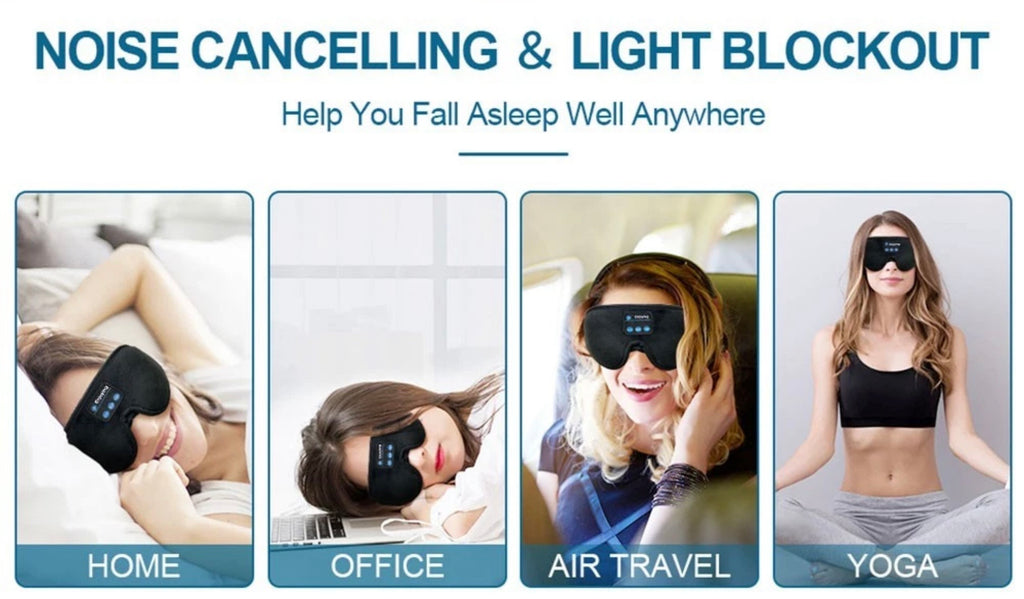 TRAVEL EYEMASK WITH STEREO BLUETOOTH SOUND