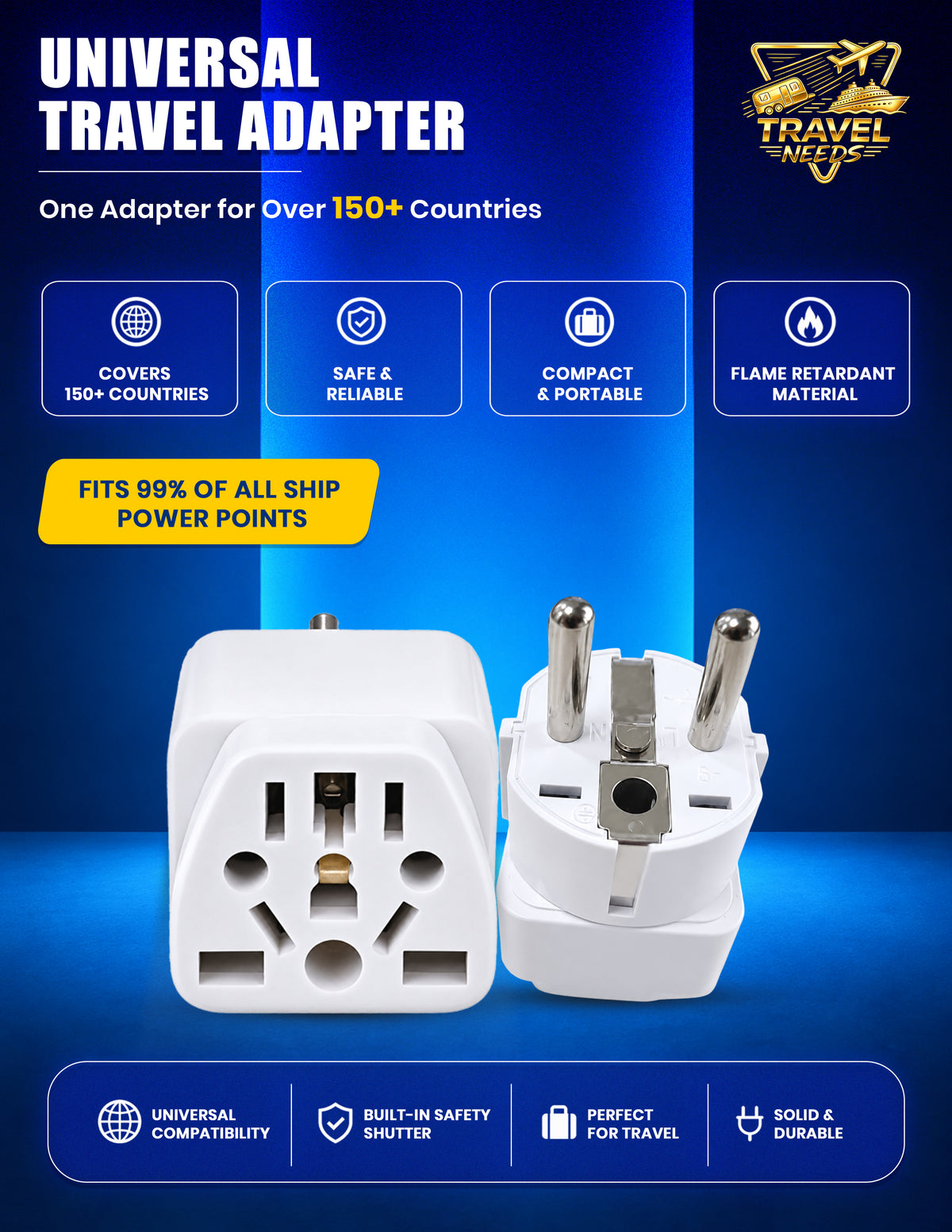 THE ULTIMATE  CRUISE SHIP TRAVEL ADAPTER