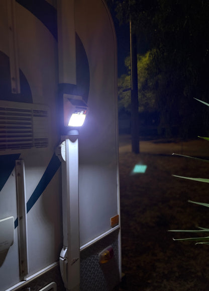 MULTI— USE AWNING STRAP - SOLAR LIGHT AND INTRUDER ALARM
