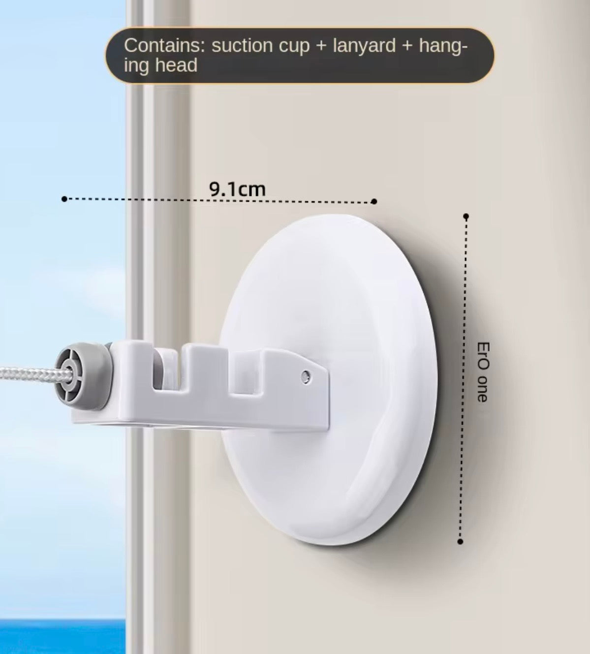 POWERFUL 5 METRE LONG SUCTION CLOTHESLINE