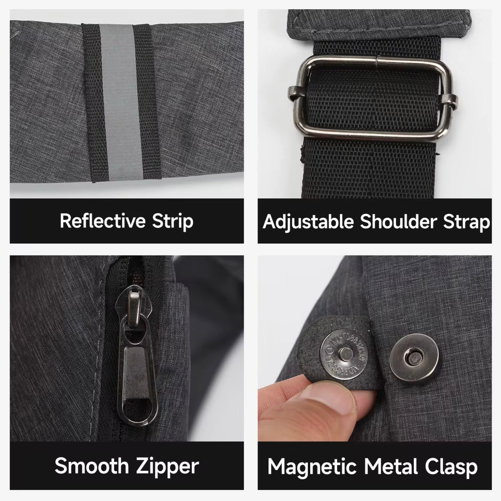 ANTI THEFT CROSSBODY TRAVEL BAG