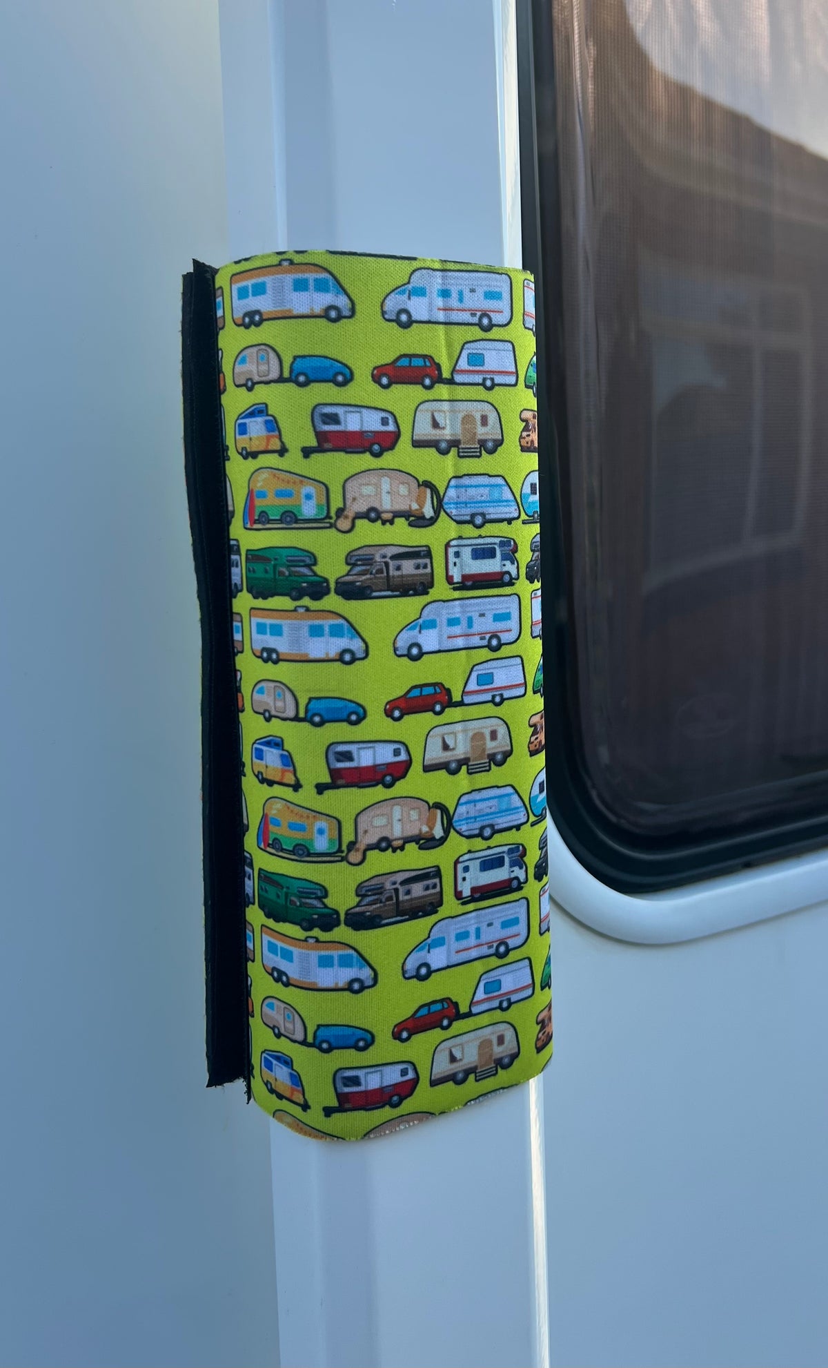Caravan Design Awning Neoprene/Velcro Arm Tie Downs (Set of 2) Yellow