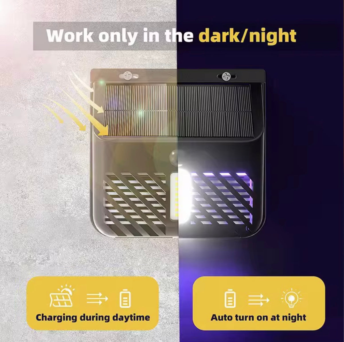 SOLAR FLOODLIGHT WITH BUILT IN BUG ZAPPER