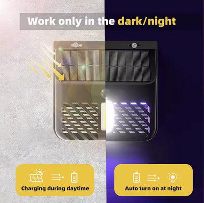 SOLAR FLOODLIGHT WITH BUILT IN BUG ZAPPER