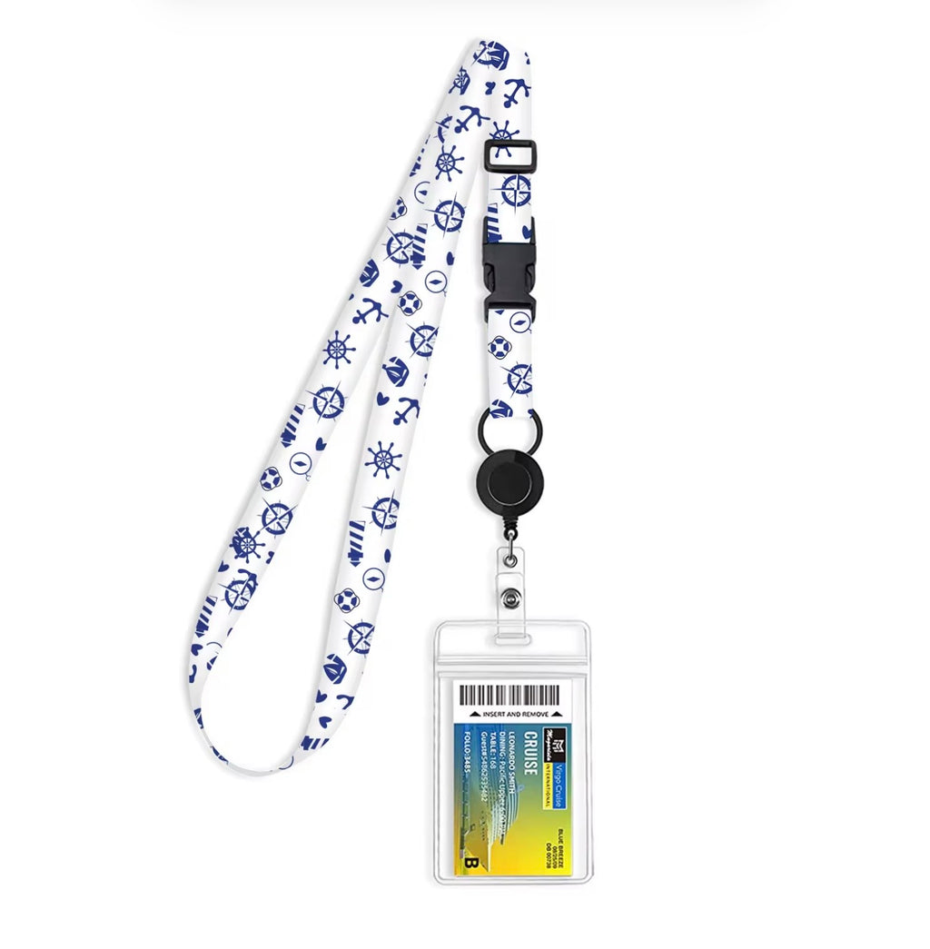 RETRACTABLE CRUISE LANYARDS FOR ALL SHIP CARDS