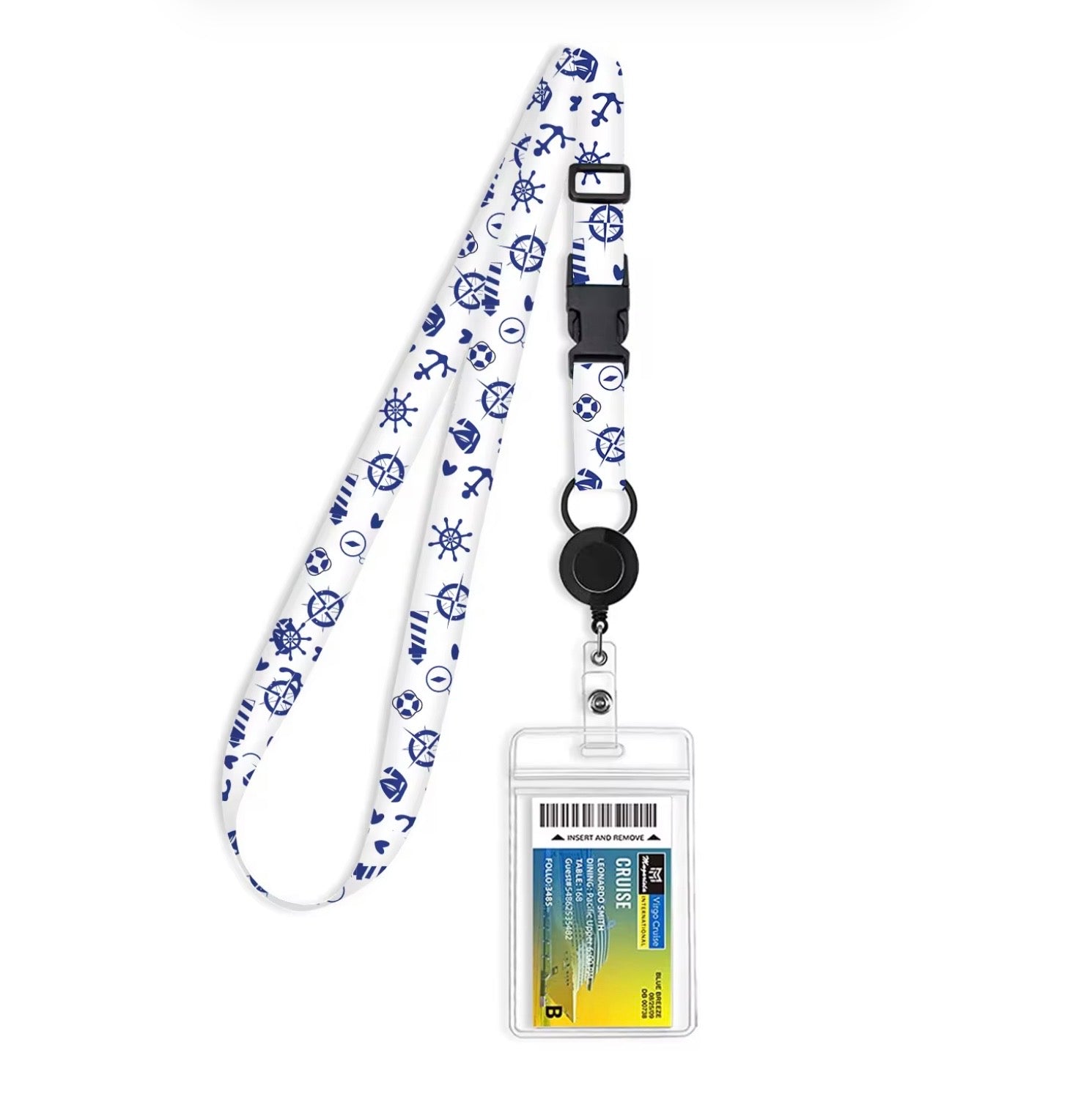 RETRACTABLE CRUISE LANYARDS FOR ALL SHIP CARDS