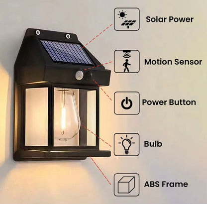 SOLAR POWERED OUTDOOR LIGHT