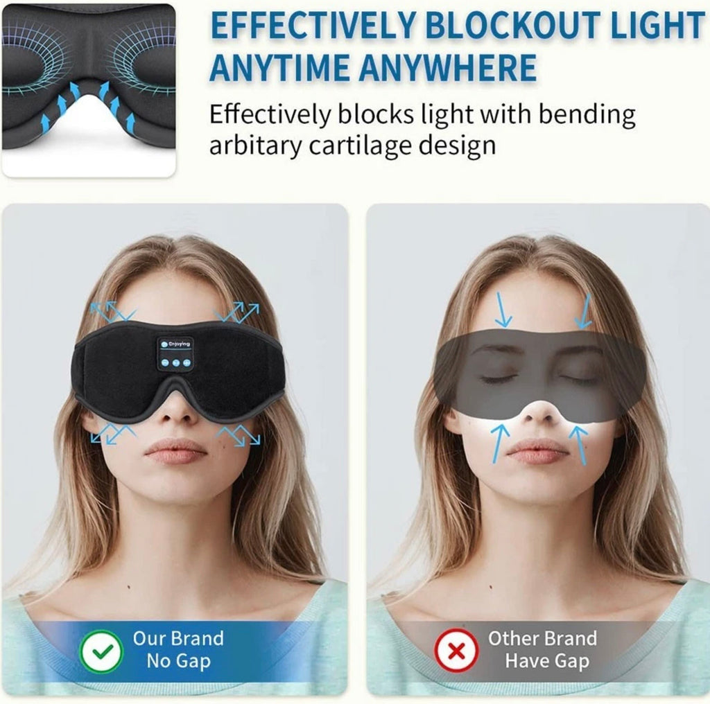 TRAVEL EYEMASK WITH STEREO BLUETOOTH SOUND