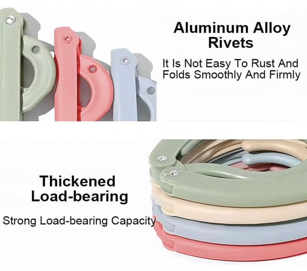 FOLDING CLOTHES HANGERS INCORPORATING CLOTHES PEGS