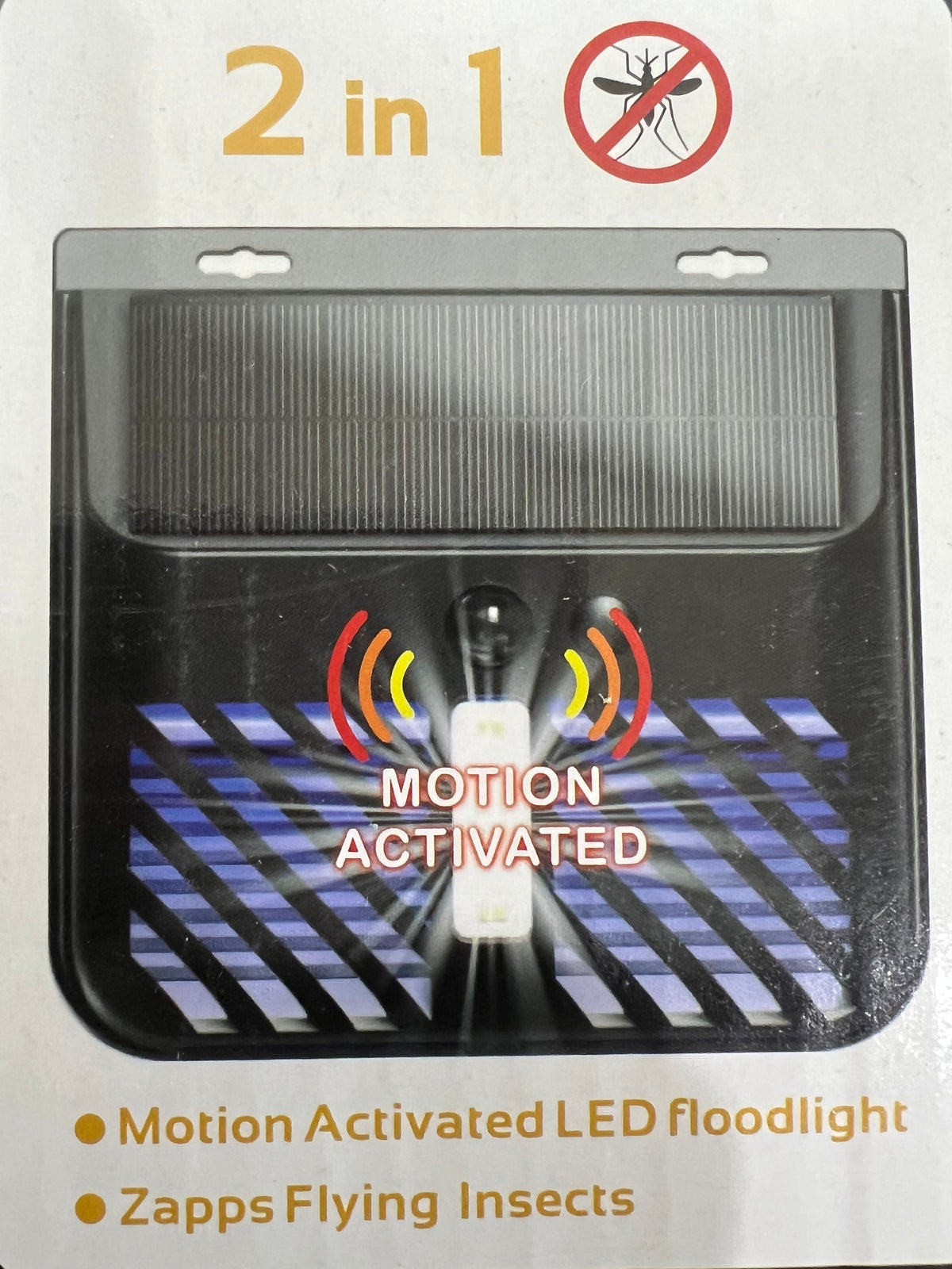 SOLAR FLOODLIGHT WITH BUILT IN BUG ZAPPER