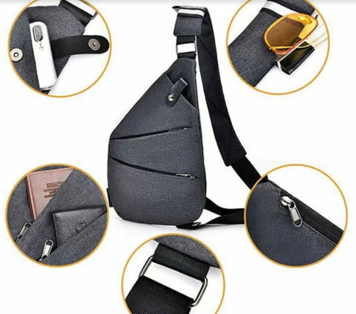 ANTI THEFT CROSSBODY TRAVEL BAG