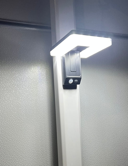 FOLD FLAT 30LED SOLAR LIGHT AND AWNING TIE DOWN STRAP