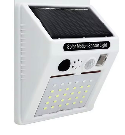 AWNING ARM SECURE STRAPS WITH BUILT IN SOLAR POWERED COMBINATION LIGHT/ALARM