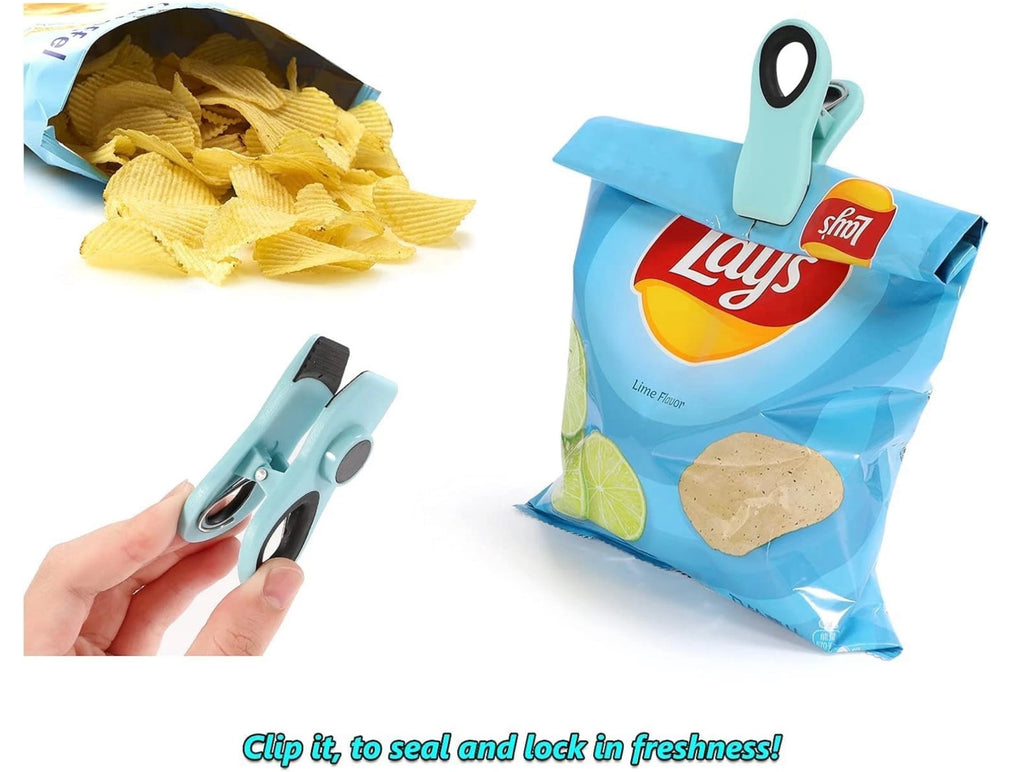 MAGNETIC BAG SEALING CLIPS - 6 COLOURS AVAILABLE