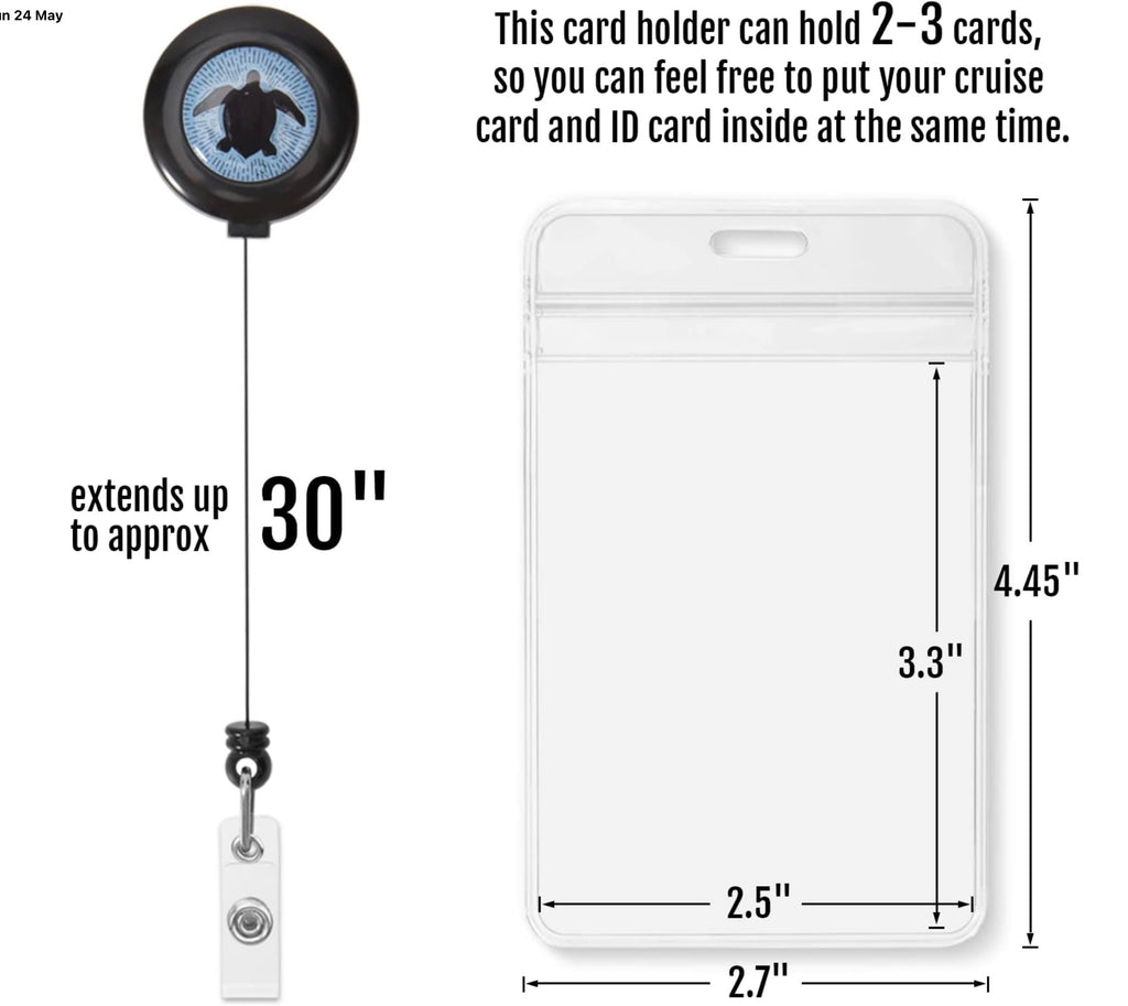 RETRACTABLE CRUISE LANYARDS FOR ALL SHIP CARDS
