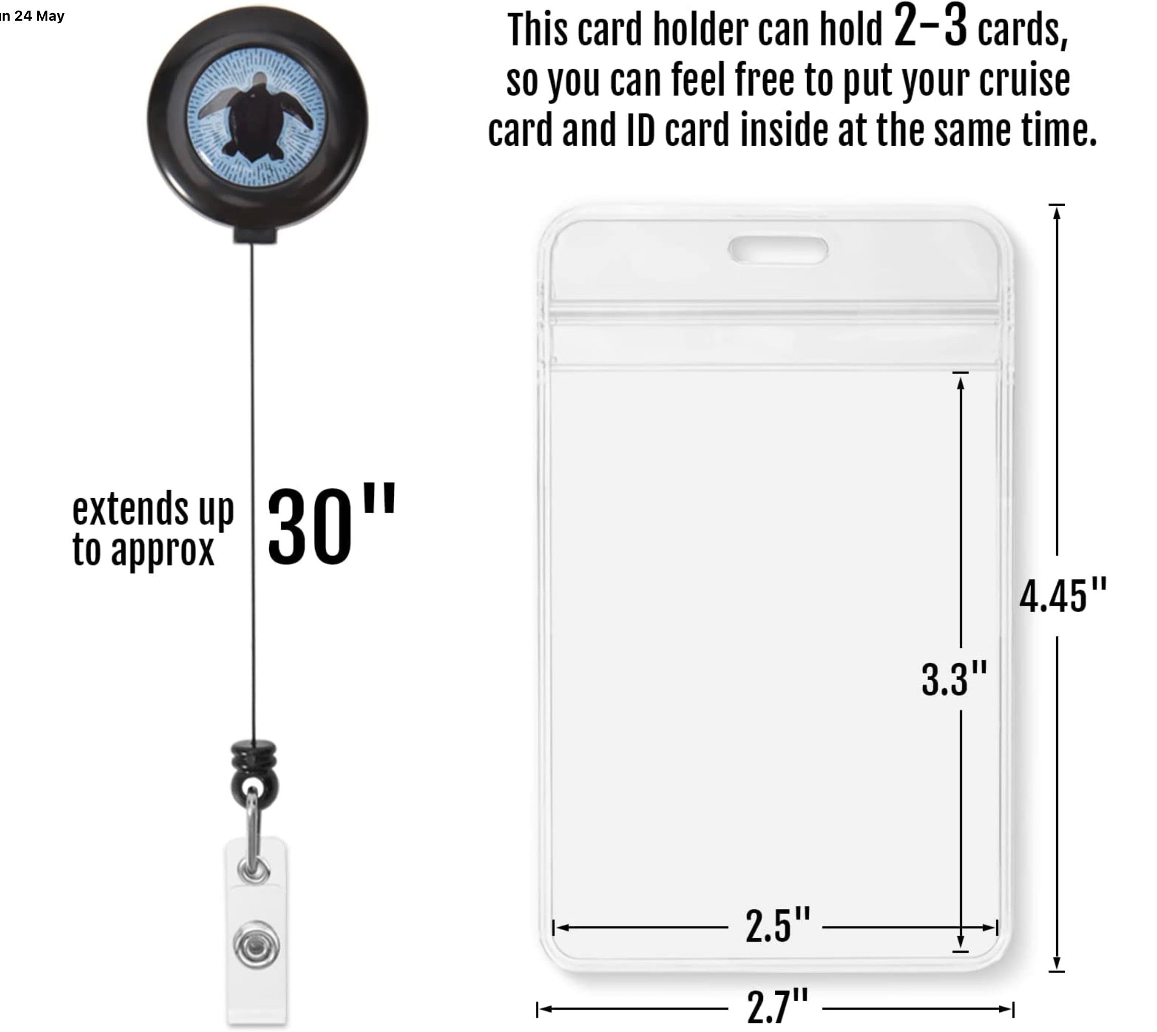 RETRACTABLE CRUISE LANYARDS FOR ALL SHIP CARDS