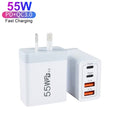 FAST CHARGER - 4 PORTS 2X USB AND 2 X TYPE C