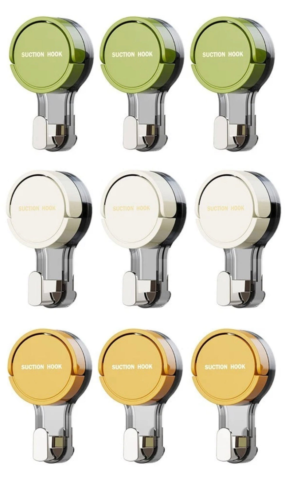 POWERFUL VACUUM SUCTION HOOKS