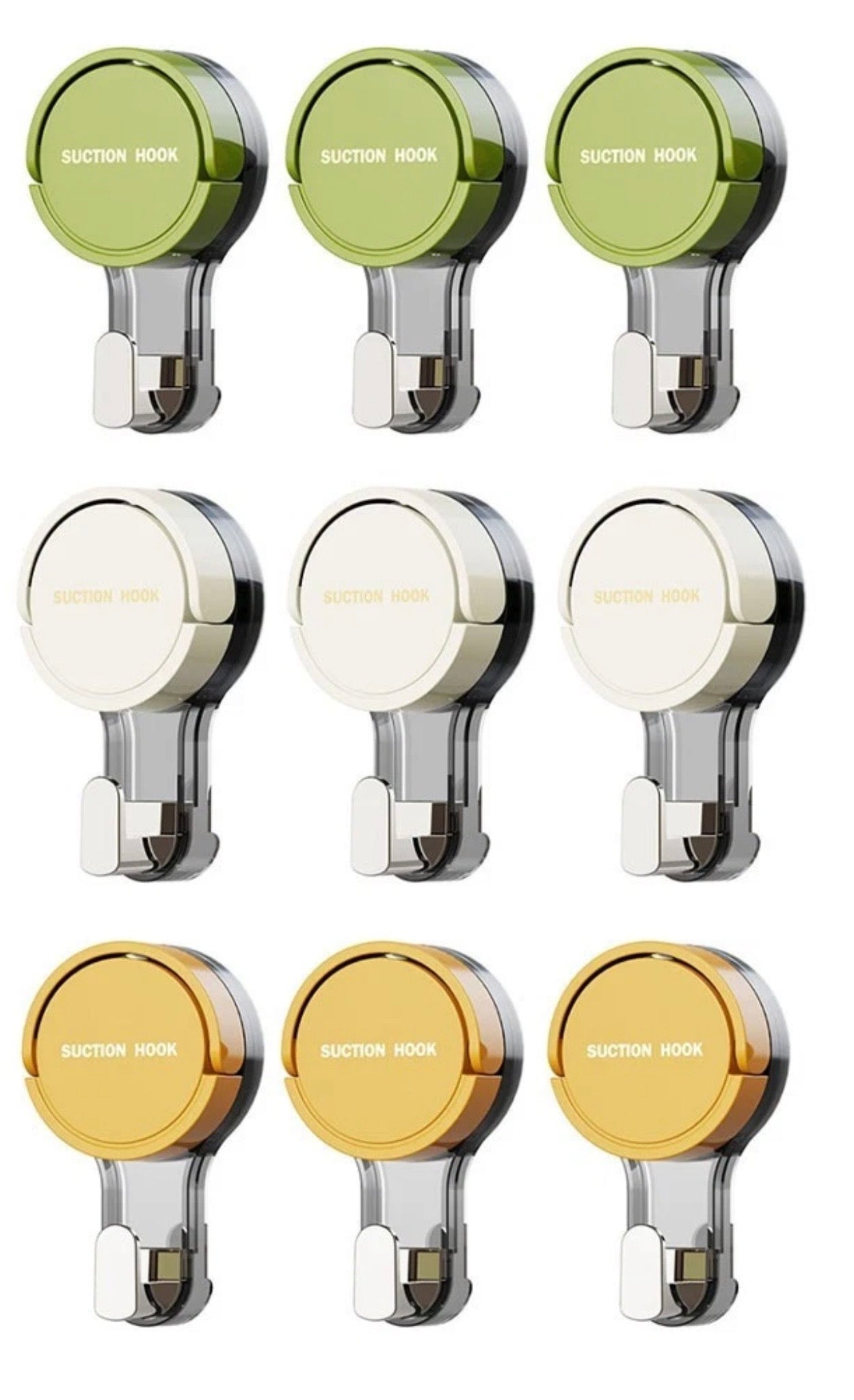 POWERFUL VACUUM SUCTION HOOKS