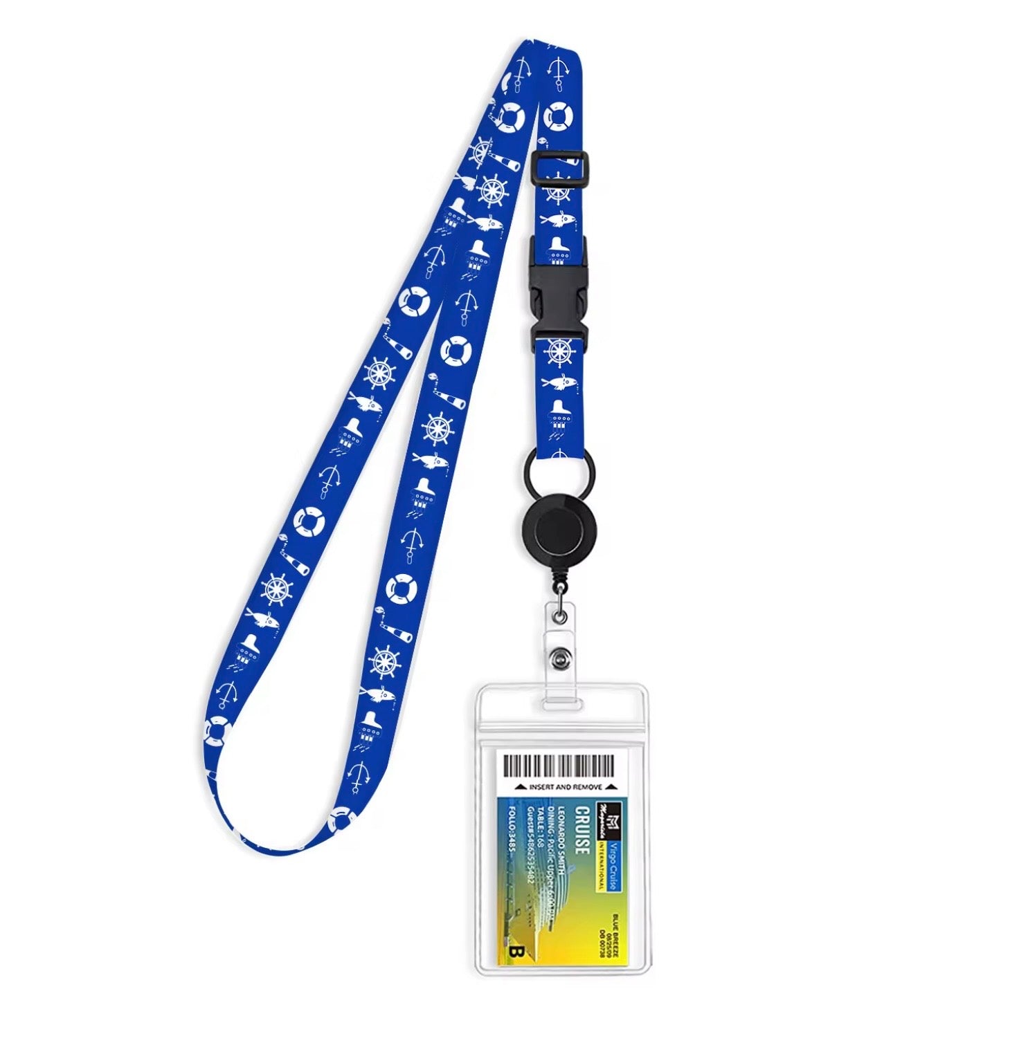 RETRACTABLE CRUISE LANYARDS FOR ALL SHIP CARDS