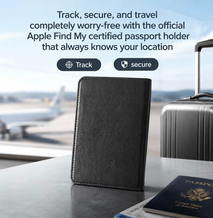 SMART PASSPORT WALLET - INBUILT TRACKER