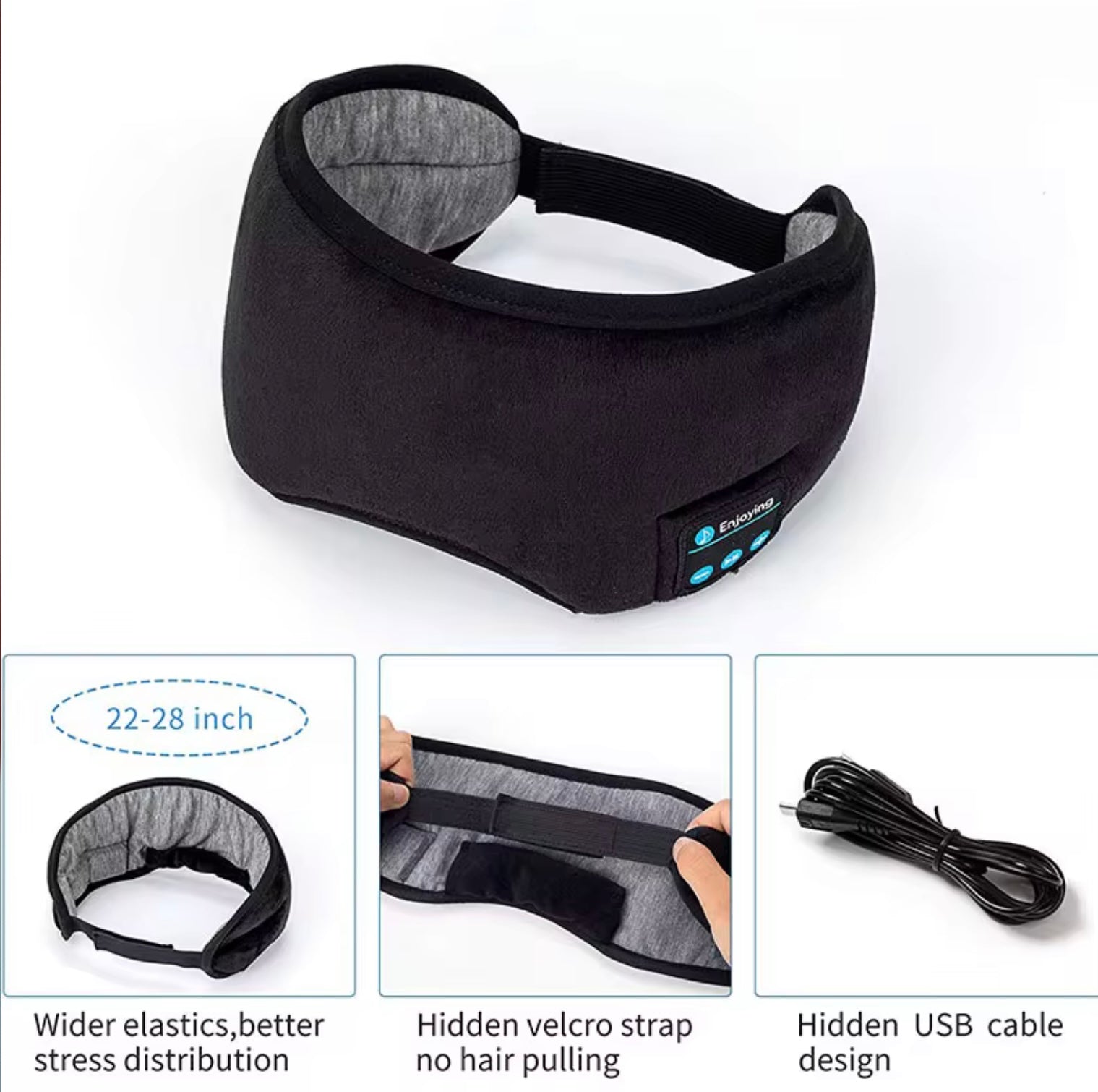 WIRELESS BLUETOOTH STEREO GOGGLES/HEADBAND