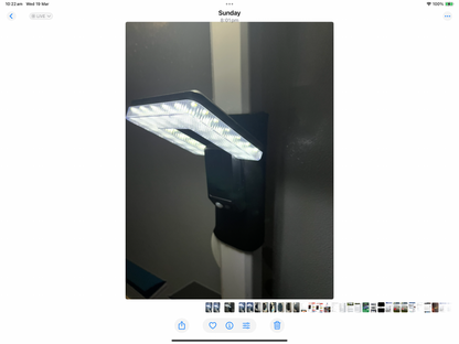 FOLD FLAT 30LED SOLAR LIGHT AND AWNING TIE DOWN STRAP