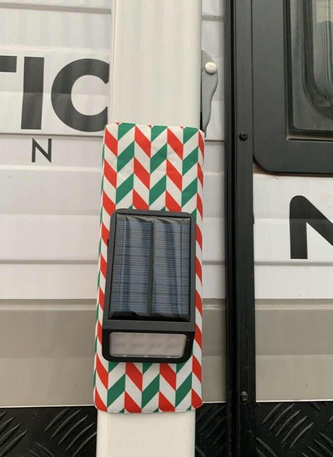 Awning Neoprene  Arm Tie Downs (Set of 2)With Built-In RED AND GREEN FLASHING