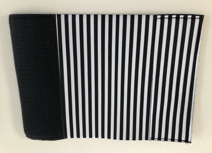 NEW Black and White  Neoprene/Velcr Arm Tie Downs  (Set of 2)