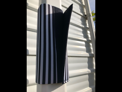NEW Black and White  Neoprene/Velcr Arm Tie Downs  (Set of 2)