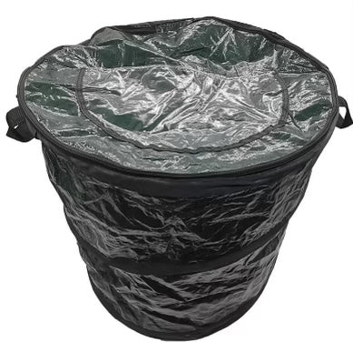 Collapsible rubbish bins