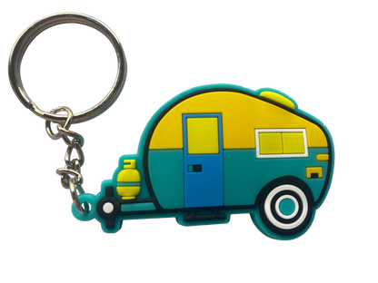 Retro Caravan Keyrings - Lots of colours available