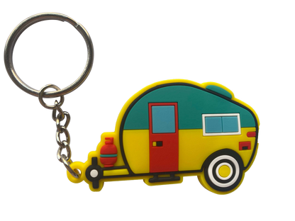 Retro Caravan Keyrings - Lots of colours available