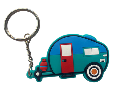 Retro Caravan Keyrings - Lots of colours available