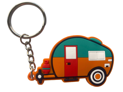 Retro Caravan Keyrings - Lots of colours available