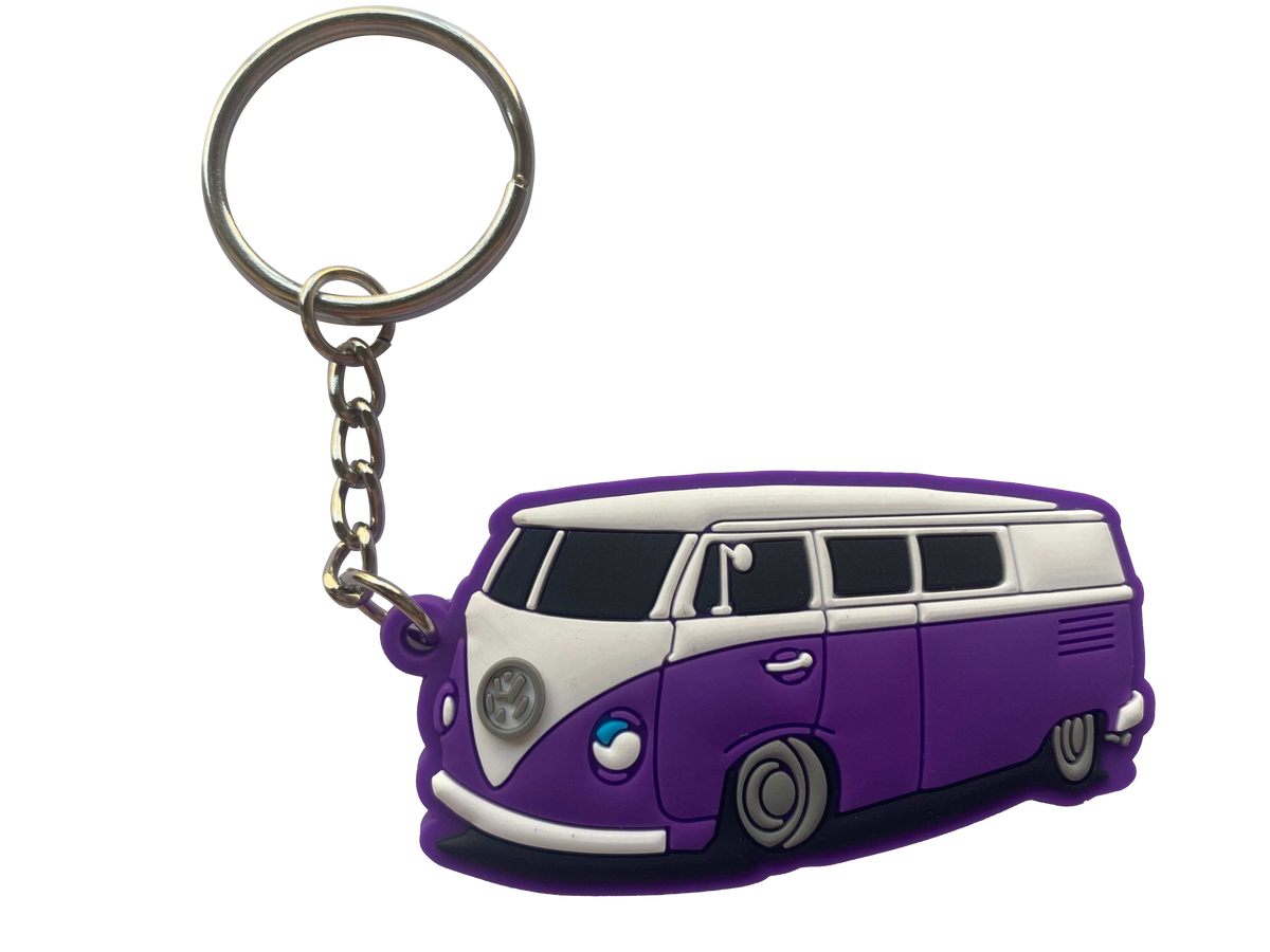 VW Kombi Caravan Keyring - 3 Colours available