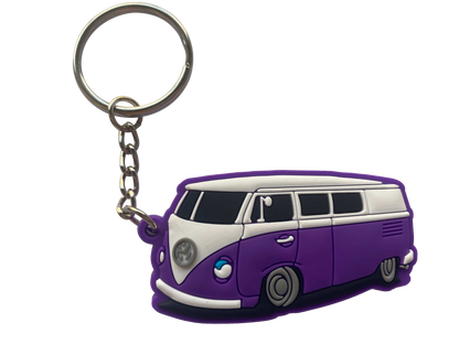 VW Kombi Caravan Keyring - 3 Colours available